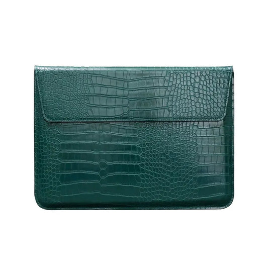 HKM-267091 Portable PU Leather Tablet and Laptop Sleeve Bag with Stand for 11 to 15 Inch Devices