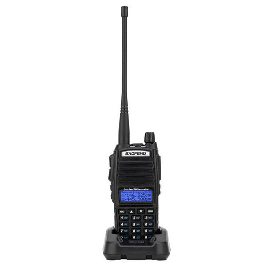 HKM-268371 Dual Band 5W Handheld Two Way Radio Walkie Talkie with 2000mAh Battery and Built-in Flashlight