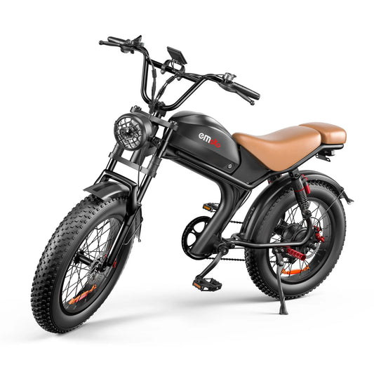 HKM-273619 20" Electric Fat Tire City Bike with 48V 20AH Battery, 7-Speed Gear System, and Hydraulic Disc Brakes