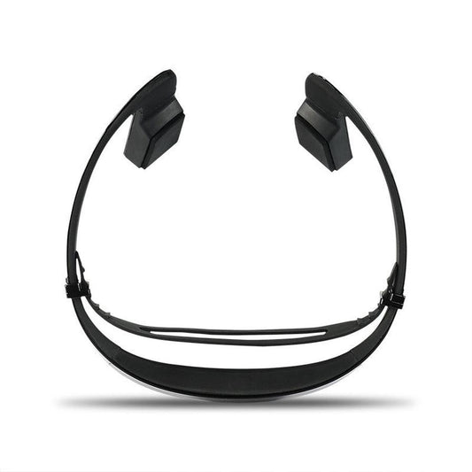 HKM-273619 Non-Obstructive Bone Conduction Headphones with Bluetooth 4.1, 8 Hours Music and Talk Time, White/Black Options