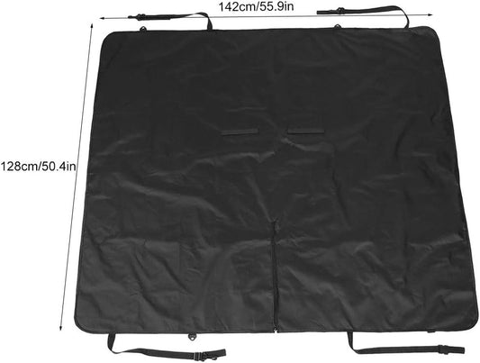 HKM-2773821 Extra Large Waterproof Car Cushion for Dogs and Cats - Portable, Foldable Back Seat Mat with 4 Handles