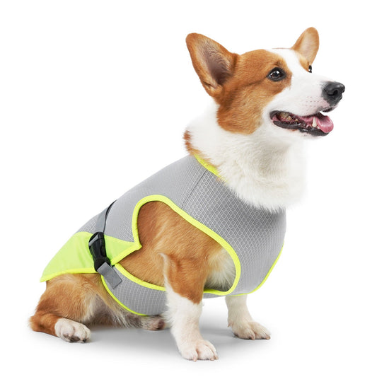 HKM-2780349 Breathable Cooling Vest for Dogs - Heatstroke Prevention Apparel in Multiple Sizes and Colors