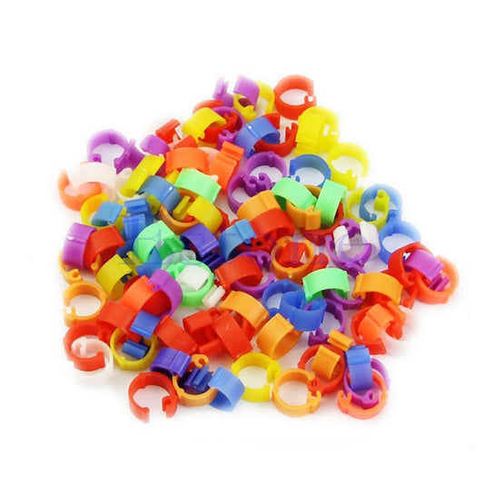 HKM-282707 Chicken Foot Rings - Pack of 100 Pieces for Crafting and Decor