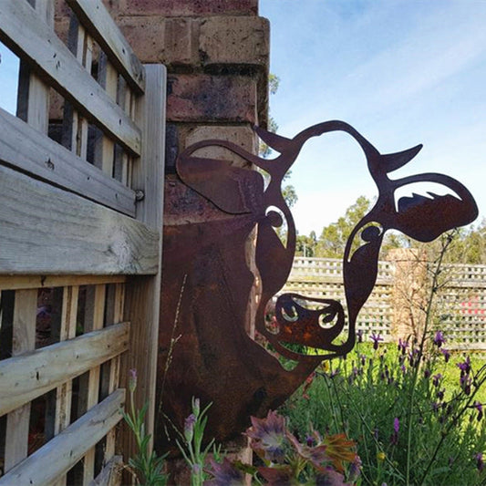 HKM-284435 Handmade Iron Animal Pendant Ornament for Outdoor Garden Décor