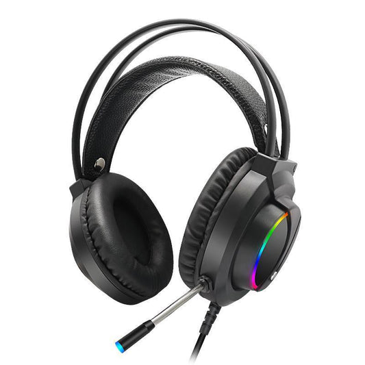 HKM-285331 7.1 RGB Surround Sound Gaming Headset with USB Connection and Microphone