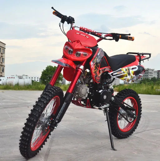 HKM-287379 110cc 125cc Pit Bike Dirt Bike Motorcycle with LED Light and 4-Stroke Engine