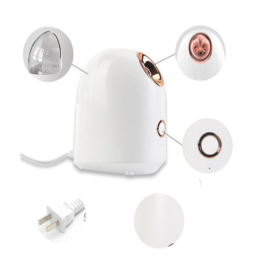 HKM-290387 Portable Beauty Steamer with 150ml Water Tank, ABS Material, 20-Minute Spray Time