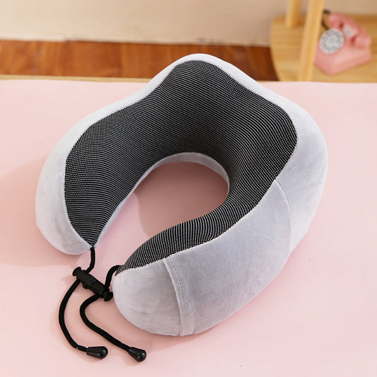 HKM-296147 U-Shaped Memory Foam Travel Neck Pillow in Multiple Colors