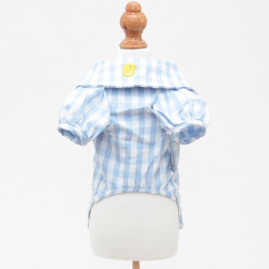 HKM-2985277 Colorful Two-Legged Pet Shirt for Puppies - Green, Yellow, Blue, Pink, Sizes S-XXL