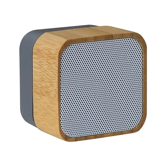 HKM-300307 Bamboo Wood Portable Bluetooth Speaker for Outdoor Travel and Camping