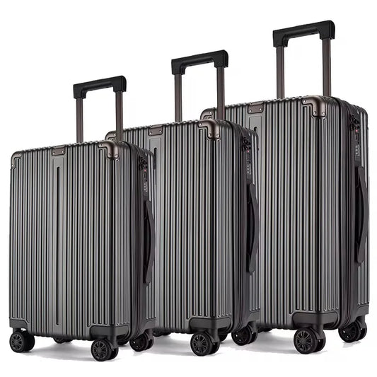 HKM-300691 Travel Luggage Set of 3 – Durable 4-Wheel Carry-On Suitcases Ideal for All Journeys