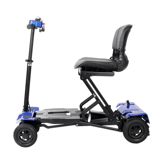 HKM-301331 Electric Four-Wheel Mobility Scooter with Folding Design, 18km Range, 8KM/H Speed