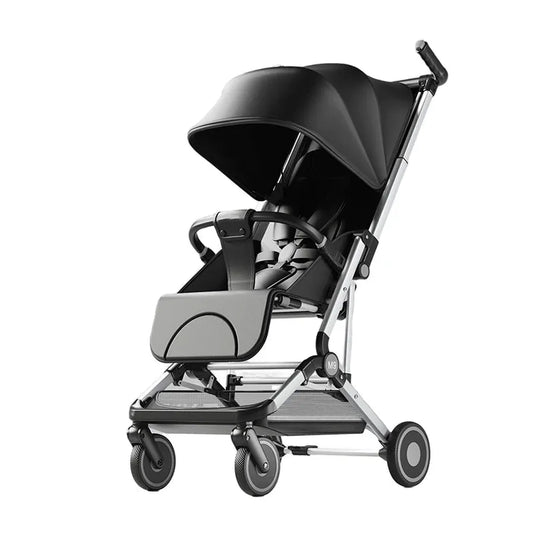HKM-303955 Lightweight Folding Travel Baby Stroller with Detachable Canopy and Breathable Backrest