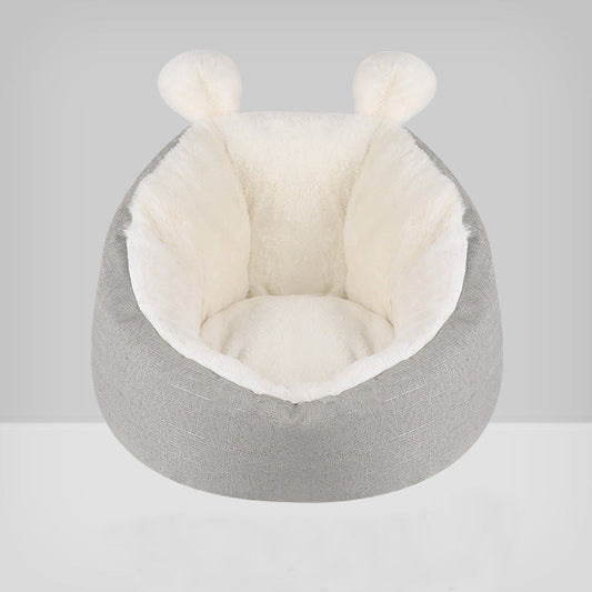 HKM-3052477 Closed Space Capsule Cat House - Cozy Pet Villa for Cats and Small Dogs, Multiple Colors and Sizes Available
