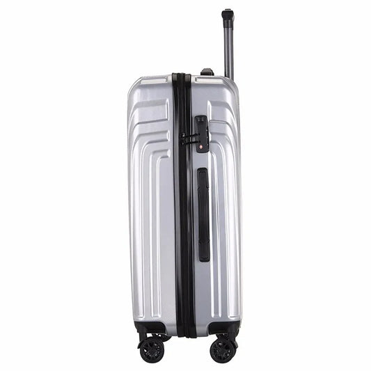 HKM-305299 Lightweight ABS/PC Merge Luggage with TSA Lock, Aluminium Frame and Silent Wheels