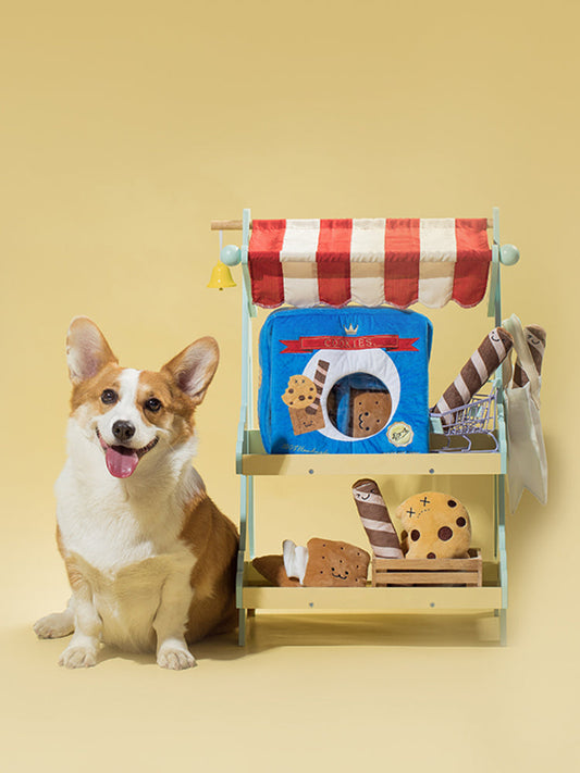 HKM-3086013 Puppy Plush Educational Toy Set for Dogs - Soft and Non-Irritating Chewing, Reduces Destructive Behavior