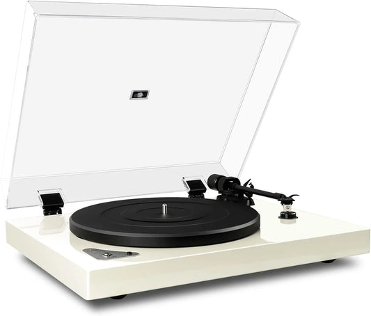 HKM-317267 Bluetooth Vinyl Record Player with Adjustable Counterweight and High-Fidelity Sound