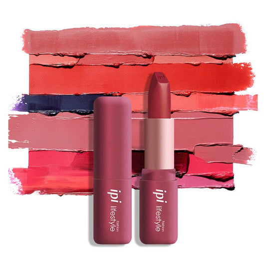HKM-317651 Soft Velvet Matte White Lipstick - Rich Color with Beeswax Ingredients
