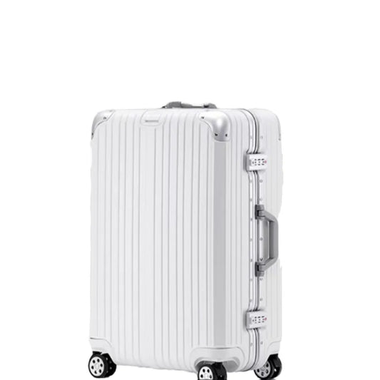 HKM-324563 Durable Aluminium Frame Trolley Suitcase with Integrated Password Lock