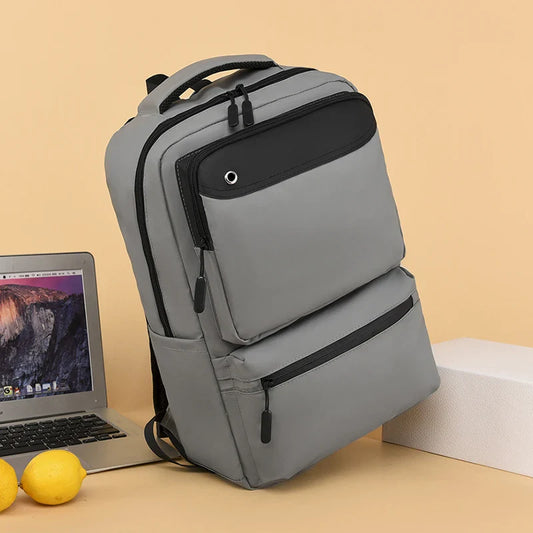 HKM-325395 15.6 Inch Portable Waterproof Laptop Backpack for Men with Oxford Material