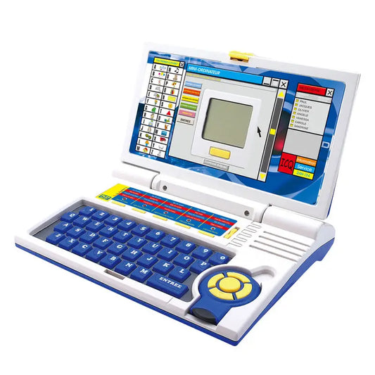 HKM-326291 Classic Intelligent Educational Laptop for Kids - Learning Toy for Ages 2 to 13 Years