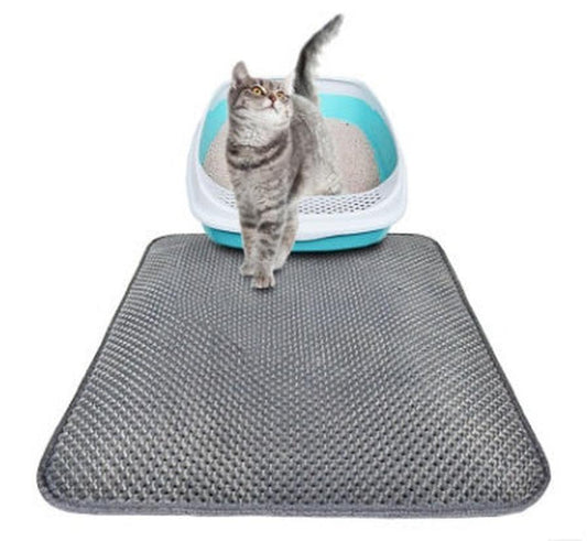 HKM-336211 Waterproof Honeycomb Cat Litter Pad - Durable EVA Cat Mat for Easy Cleaning and Litter Trapping