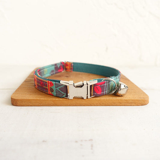 HKM-3366589 Adjustable Cloth and Webbing Pet Collar for Comfort and Durability