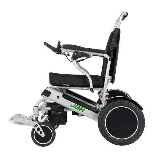 HKM-337555 Lightweight Foldable Electric Wheelchair with Portable Design and 120kg Capacity