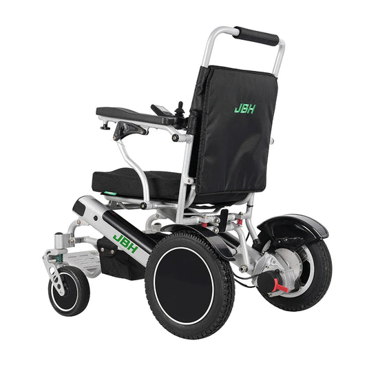 HKM-337555 Lightweight Foldable Electric Wheelchair with Portable Design and 120kg Capacity