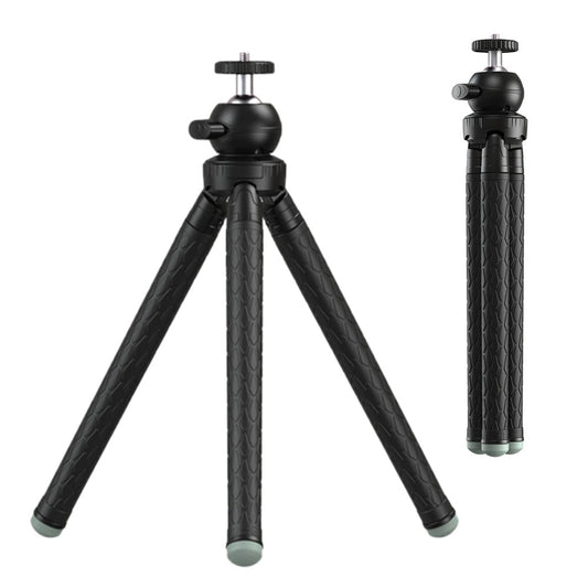 HKM-341203 Telescopic Tripod for Smartphones - 110CM Height, 7 Sections, High Elastic Rubber, Waterproof, Anti-Skid