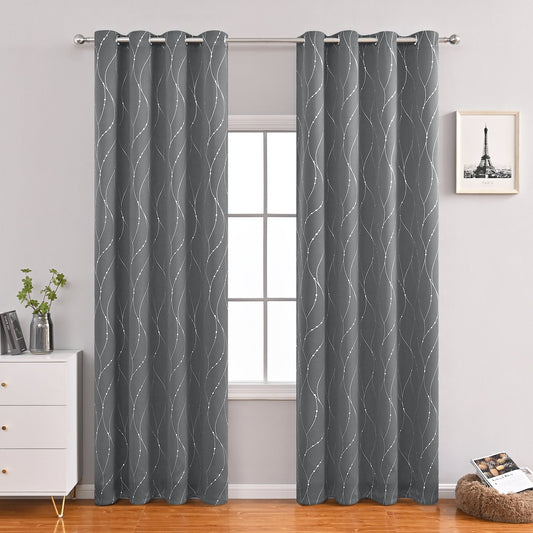 HKM-341843 Modern Minimalist Blackout Curtains in Various Sizes and Colors
