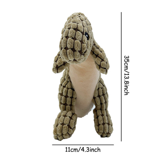 HKM-3431613 Interactive Sound Toy for Dogs - Durable Chew, Boredom Relief for Small Puppies and Large Dogs - 35x22x11cm