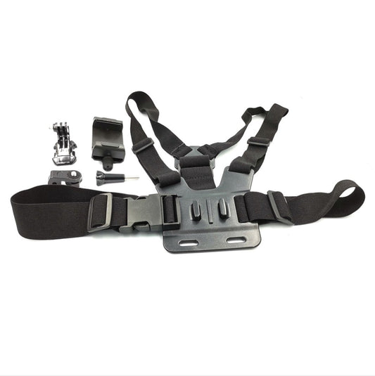 HKM-343507 Adjustable Chest Strap Holder for 4-6 Inch Mobile Phones and Sports Cameras