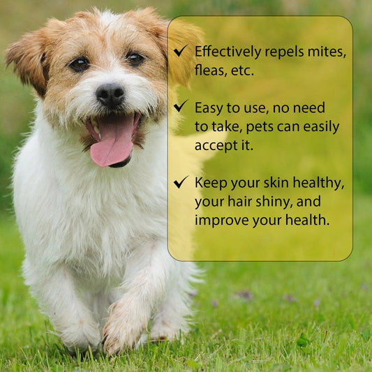 HKM-3438525 Flea and Tick Treatment for Dogs - External Skin Care Drops with Herbal Extracts