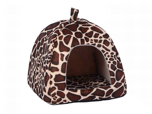 HKM-3439933 Cozy Cotton Pet House with Sturdy Low Foot Railing for Comfort and Stability