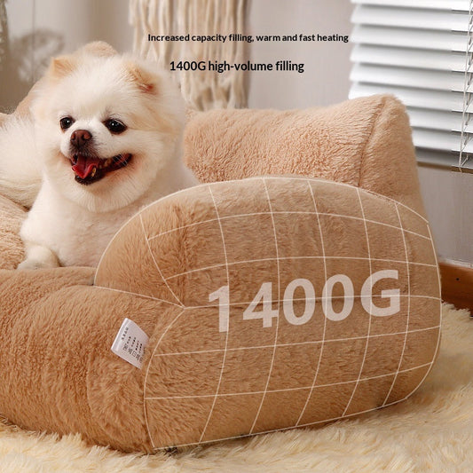 HKM-3445693 All-Season Removable and Washable Pet Bed with Enhanced Warmth Options for Small to Extra Large Pets