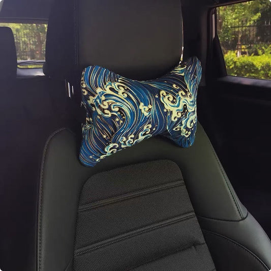 HKM-346707 Universal Wind and Anti-Fatigue Bone Pillow for Car Interior - Four Seasons, Multiple Colors Available