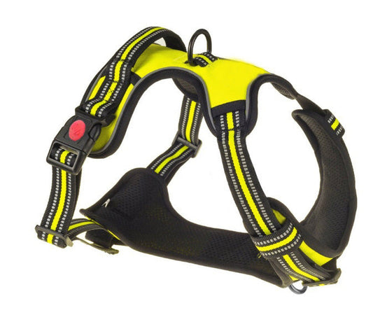 HKM-3494973 Adjustable Breathable Reflective Chest Strap for Medium and Large Dogs in Black, Red, Green