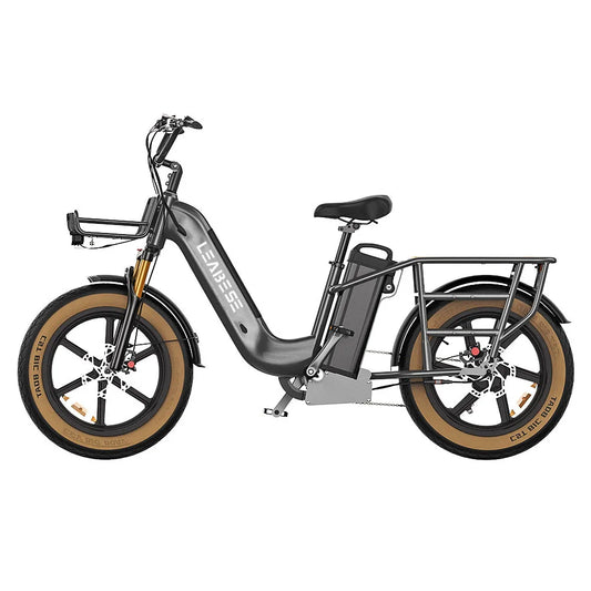 HKM-350739 750W Electric Fat Tire Mountain Bike with 7-Speed Gears and 80KM Range