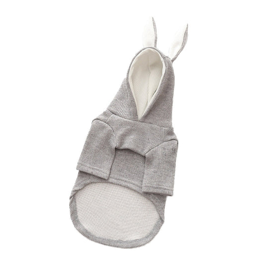 HKM-3603901 Comfortable Spring and Autumn Dog Sweater in Light Gray and Pink