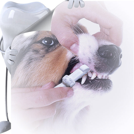 HKM-3634365 Portable Pet Tooth Cleaning Wipes with Replacement Heads and Cotton for Comprehensive Dental Care