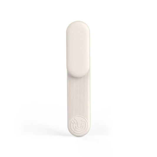 HKM-363603 Stainless Steel Knot Opening Tool Brush in Cream White, Avocado Green, and Peach Powder