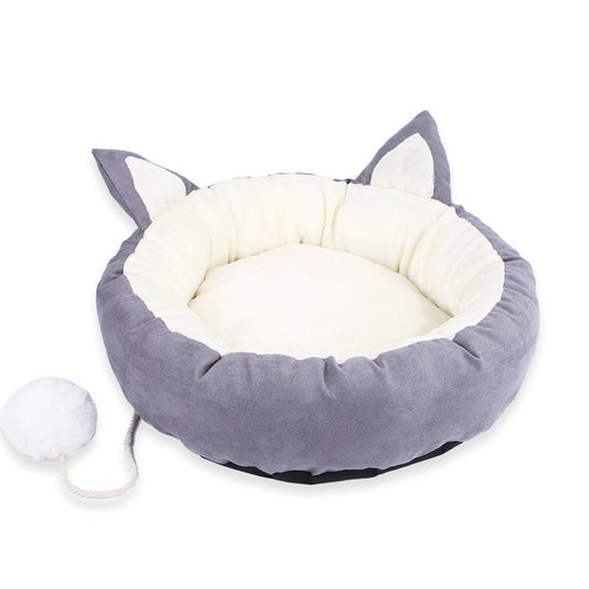 HKM-364691 Cozy Deerskin Velvet Pet Nest for Small and Medium Pets