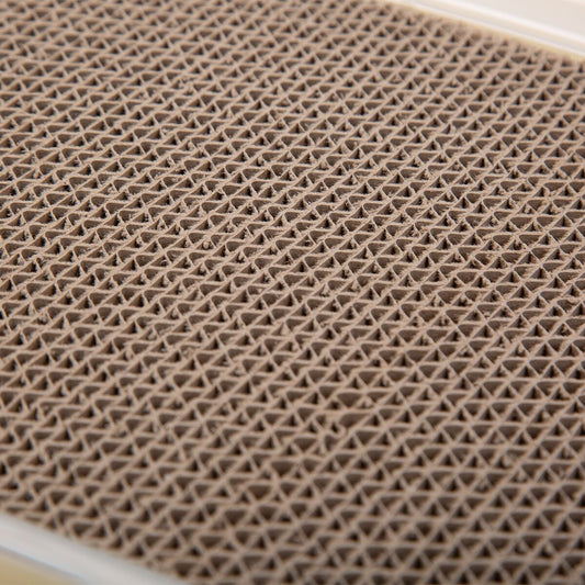 HKM-3665469 Multifunctional Cat Scratcher and Claw Sharpener Made of Durable Corrugated Paper