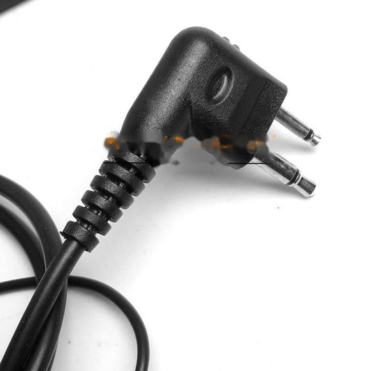 HKM-370643 Walkie Talkie Headset Cable for Motorola and Hytera M-Head Devices - 100 cm Length