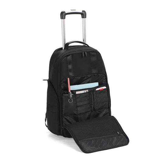HKM-373075 Large Capacity Business Rolling Backpack Trolley with Wheels for Travel