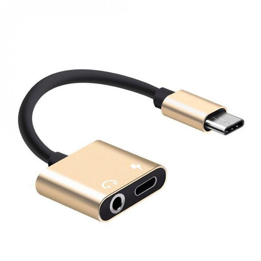 HKM-373139 TYPE-C to 3.5mm Adapter Cable – Compatible with Type-C Devices, Available in Multiple Colors