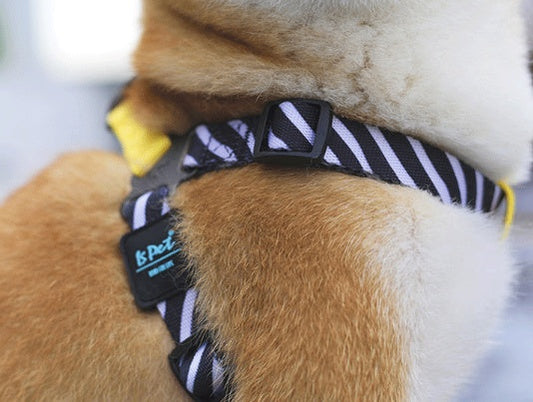 HKM-3740349 Durable Adjustable Dog Chest Strap with Traction Rope for Small to Large Breeds