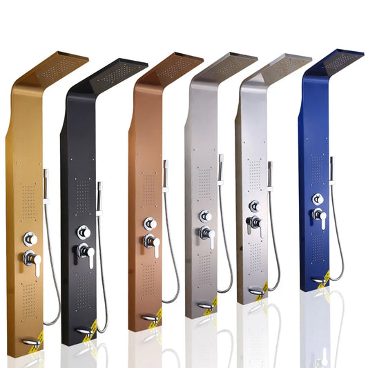 HKM-376083 304 Stainless Steel Multifunctional Shower Head with Soft Spray Pattern