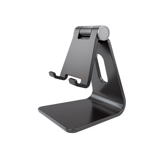 HKM-376275 Adjustable Folding Mobile Phone Holder for Desktop - Black, White, Pink, Blue Options